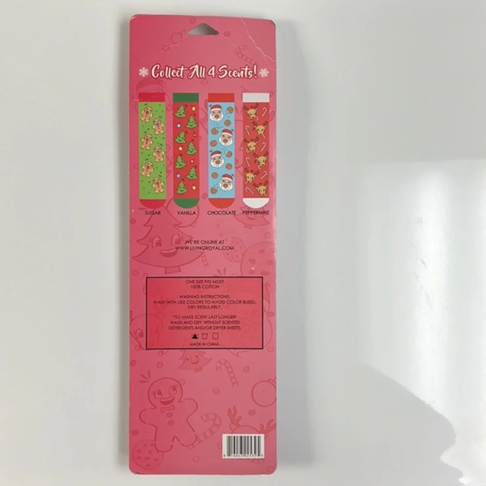 NWOT :‎ Holiday Scented Socks (chocolate)